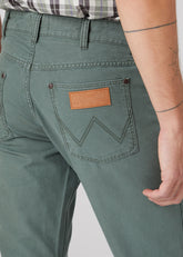 Wrangler Greensboro Męskie Spodnie Materiałowe Thyme W15QDRG37 112334234